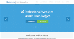 Desktop Screenshot of bluemusemediaworks.com